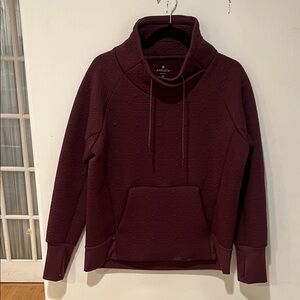 Athleta Turtleneck Sweater in Deep Burgundy
